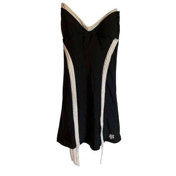Hapari Self-Ruche Black Tankini Swimwear size XS New with Tags - Picture 1 of 7